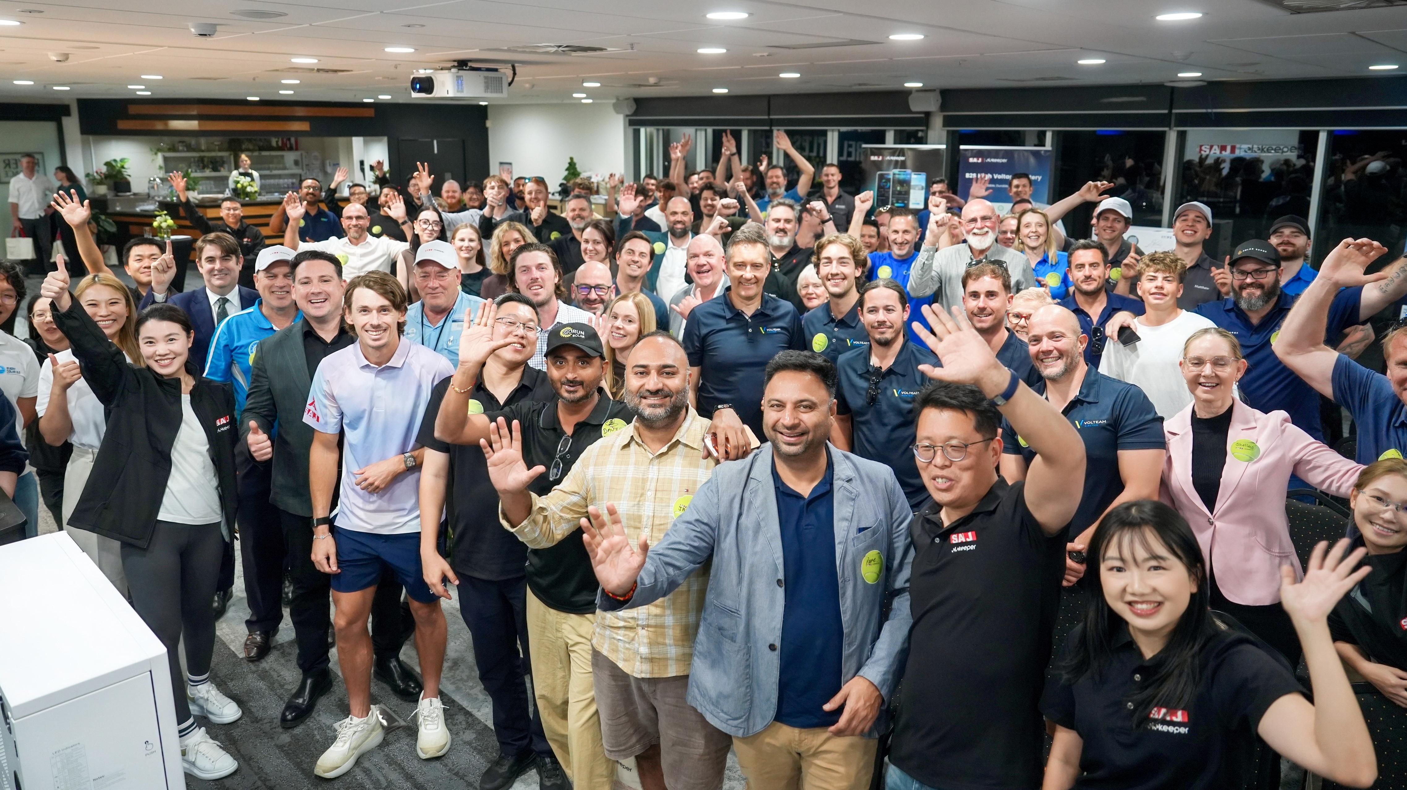 Una noche inolvidable en Australia: SAJ Electric presenta nuevas soluciones y su visión de marca